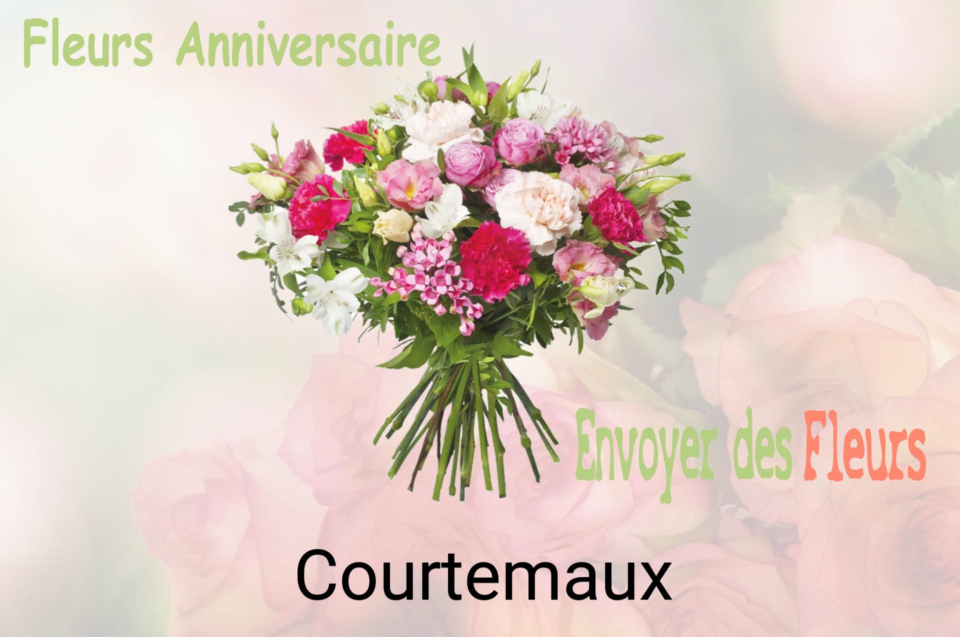 Bouquet de fleurs d’anniversaire livré à Courtemaux