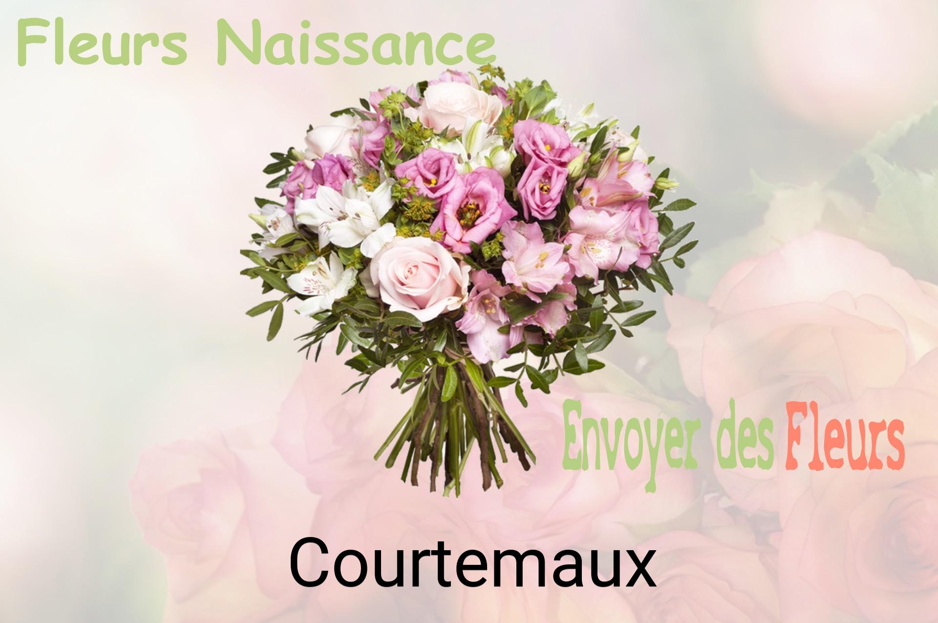 Bouquet de fleurs de naissance livré à Courtemaux